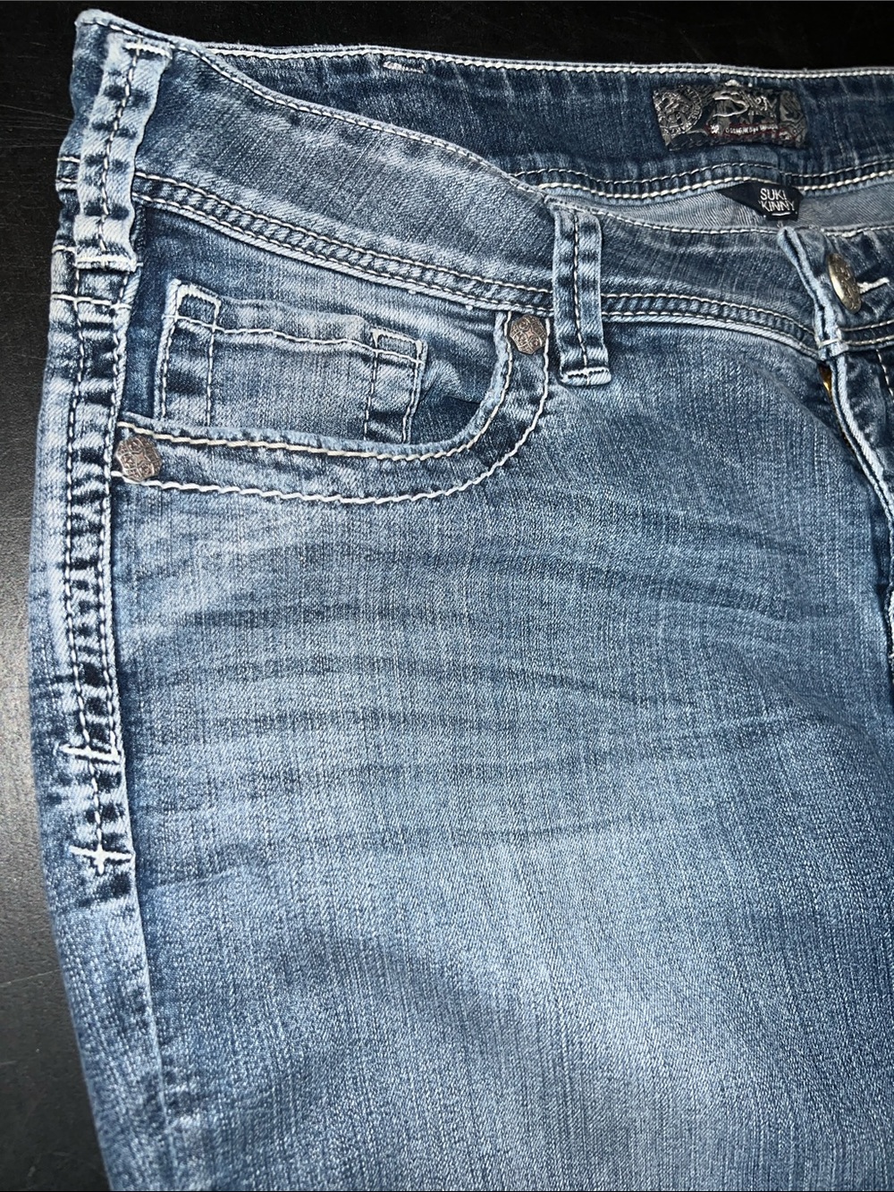 Silver Jeans Light Blue Suki Skinny Women’s Jeans - Picture 4 of 8